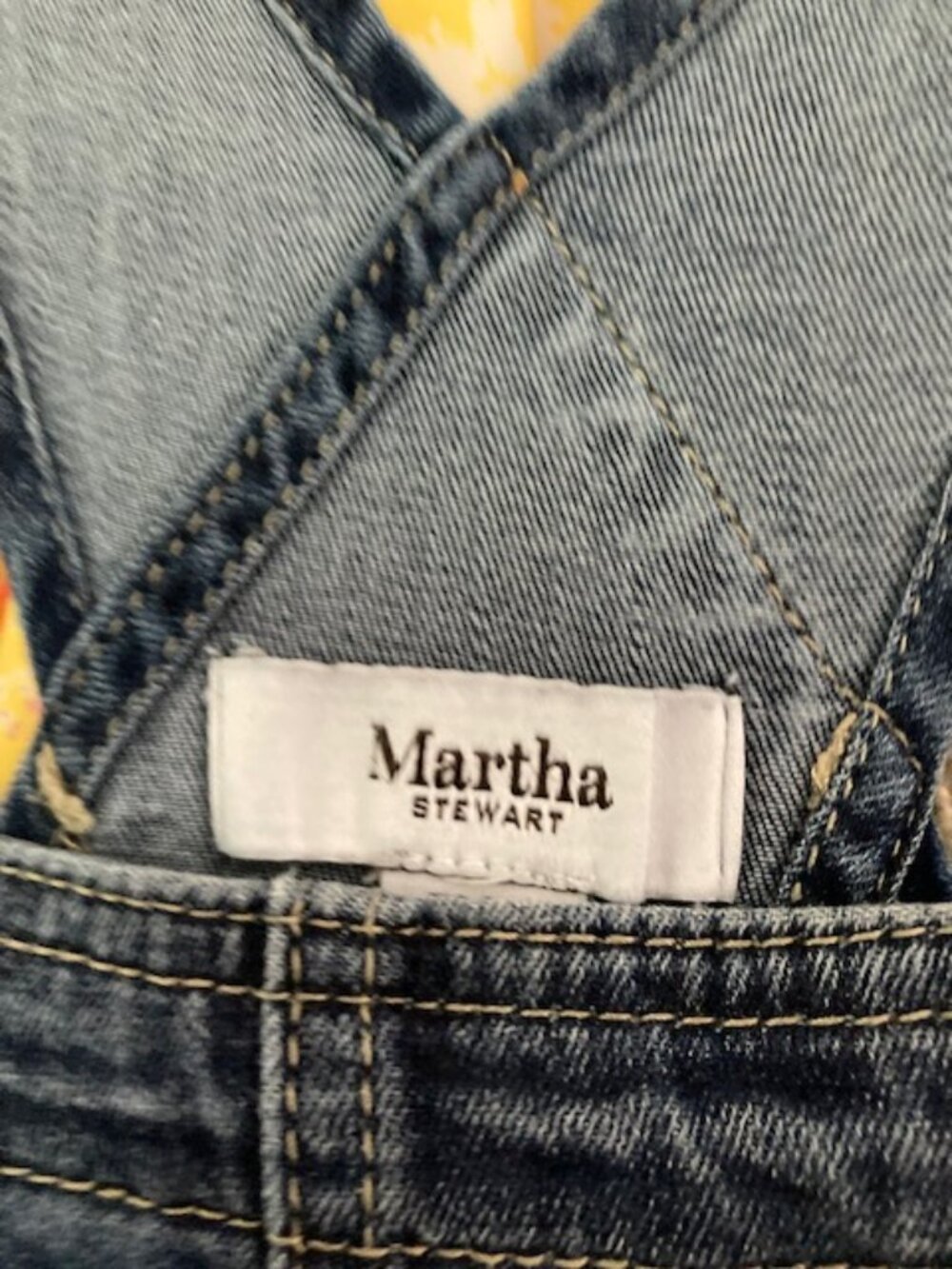 MARTHA STEWART Medium Blue Overalls size medium